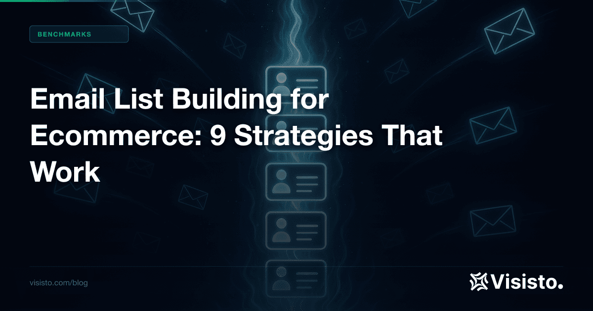 Build an Ecommerce Email List with Visisto: Nine Offers That Give People a Reason to Subscribe