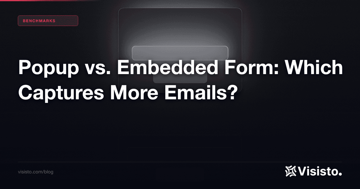 Email Capture Popups vs Inline Forms in 2026: Choose the Right Format with Visisto