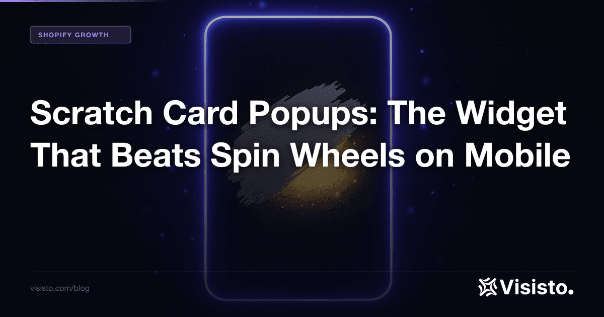 Scratch Card Popups with Visisto: A Better Way to Turn a Real Reward into Subscribers